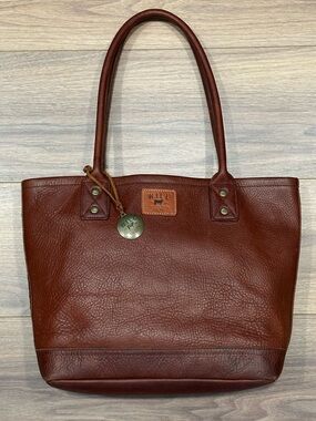 Will Leather Goods Leather Tote in Brown